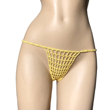 Load image into Gallery viewer, Handmade Two Pieces Mesh Sheer See Through Crochet Brazilian Bikini Set, Crochet Swimsuit, Crochet Swimwear, Sexy Bikini, Knitted Bikini