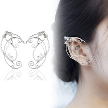 Load image into Gallery viewer, Elven Ear, Elf Ear Cuff, Handmade Clip-on Earring Elven Cuff Wrap Earring for Women and Girls, Elven Ear Cuff Elvish Earring Elf Ear