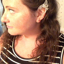 Load image into Gallery viewer, Elven Ears, Earcuffs, Elf Ears,Elven Ear Cuff, Elf Ear Cuff, Cosplay Fantasy Decoration for Ears Elven Ear Ear Cuff Elvish Earring Elf Ear