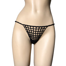 Load image into Gallery viewer, Handmade Two Pieces Mesh Sheer See Through Crochet Brazilian Bikini Set, Crochet Swimsuit, Crochet Swimwear, Sexy Bikini, Knitted Bikini
