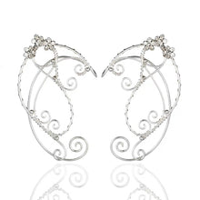 Load image into Gallery viewer, Elven Ear, Elf Ear Cuff, Handmade Clip-on Earring Elven Cuff Wrap Earring for Women and Girls, Elven Ear Cuff Elvish Earring Elf Ear

