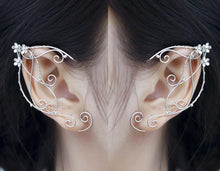 Load image into Gallery viewer, Elven Ear, Elf Ear Cuff, Handmade Clip-on Earring Elven Cuff Wrap Earring for Women and Girls, Elven Ear Cuff Elvish Earring Elf Ear
